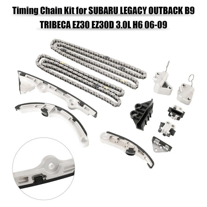 2006-2009 SUBARU OUTBACK EZ30D 3.0L Timing Chain Kit 13144AA090 13144AA012