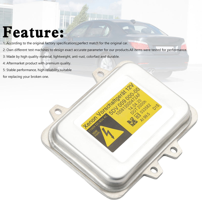 2006-2008 BMW 5 Series E60 E61 Xenon Headlight Ballast 5DV009000-00 6937223