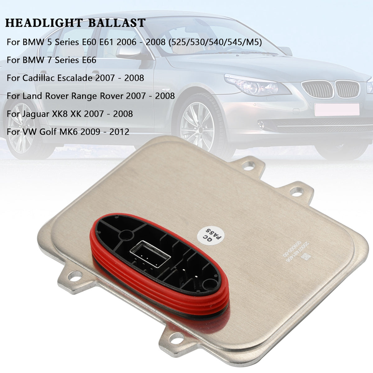 2006-2008 BMW 5 Series E60 E61 Xenon Headlight Ballast 5DV009000-00 6937223