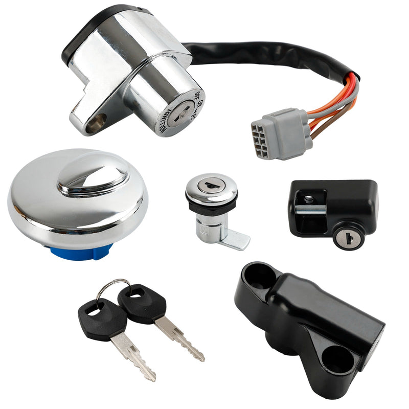 Suzuki VLR1800 Boulevard C109R 2008-2011 Ignition Switch Fuel Cap Seat Lock Set