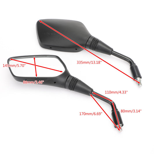 Suzuki GW250 Inazuma 2014-2017 DL250 V-Strom 2006-2018 Black Rearview Side Mirrors