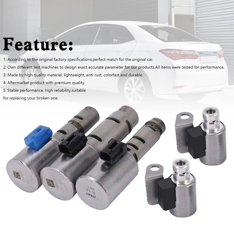5PCS  K313 CVT Transmission Solenoid Kit For TOYOTA COROLLA 1.8L 2.0L 2014-ON