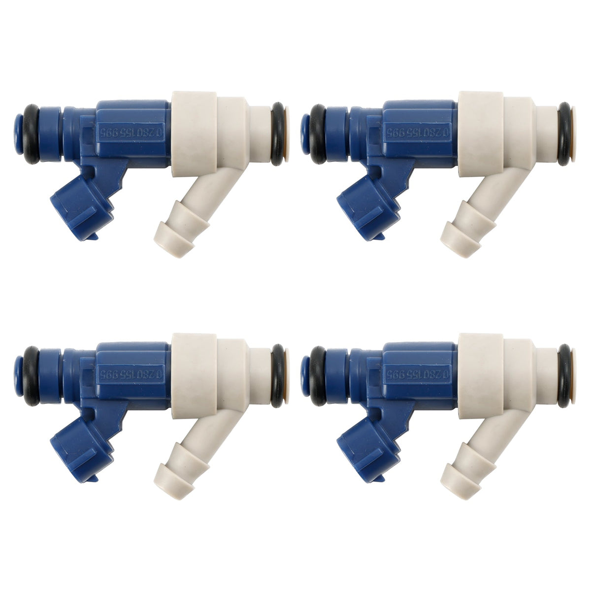 4PCS Fuel Injector 0280155995 Fit VW Golf Beetle Jetta 2.0L I4 2000-2005 0280156240