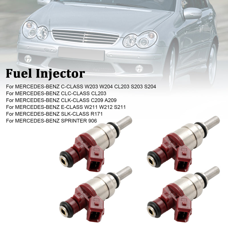 Mercedes Benz C-Class CLK-Class 1.8L 4PCS Fuel Injector A2710780023