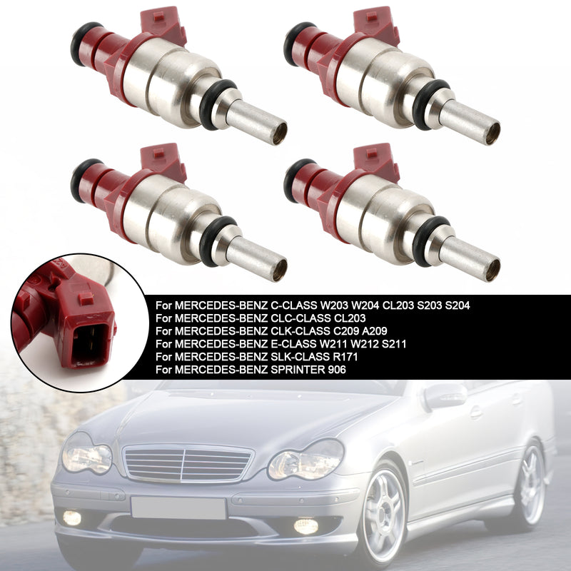 Mercedes Benz C-Class CLK-Class 1.8L 4PCS Fuel Injector A2710780023