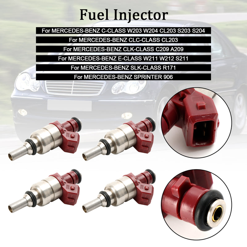 Mercedes Benz C-Class CLK-Class 1.8L 4PCS Fuel Injector A2710780023