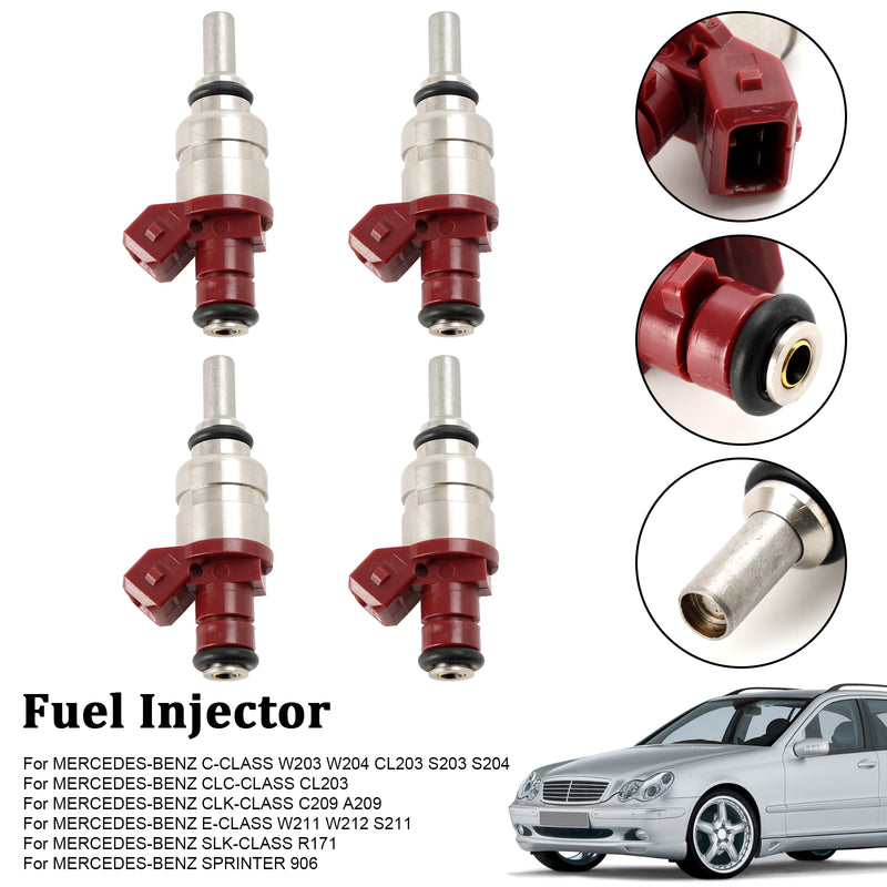 Mercedes Benz C-Class CLK-Class 1.8L 4PCS Fuel Injector A2710780023