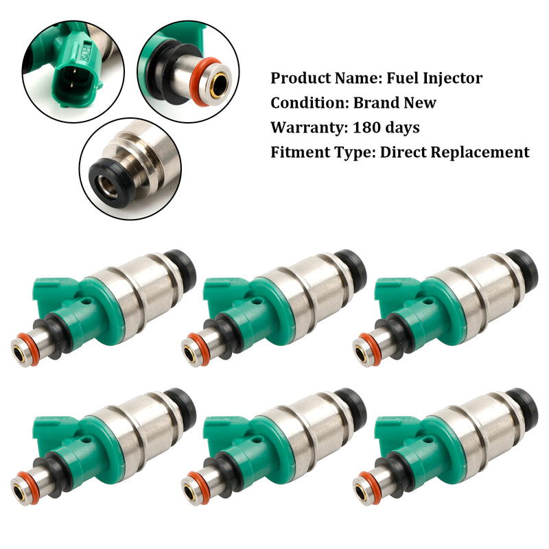 Suzuki Grand Vitara Tracker 2.5L JS4J-5 6PCS Fuel Injector 15710-67D00