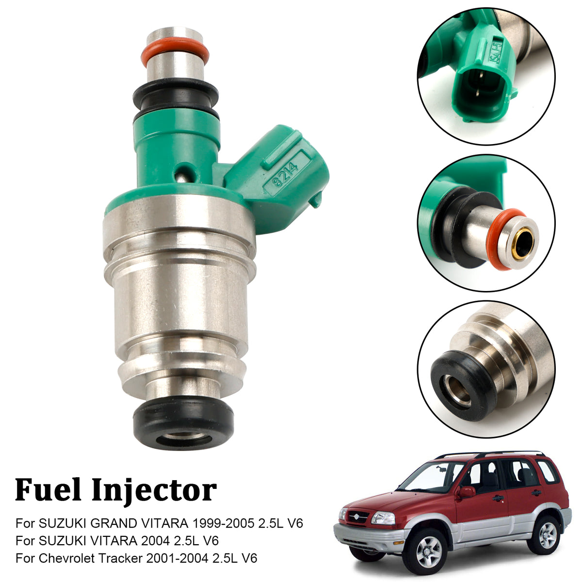 Suzuki Grand Vitara Tracker 2.5L JS4J-5 1PCS Fuel Injector 15710-67D00
