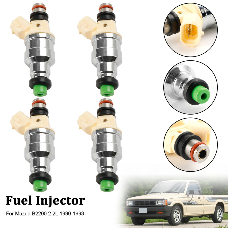 Mazda B2200 2.2L 1990-1993 F2G8-13-250 4PCS Fuel Injector INP-081