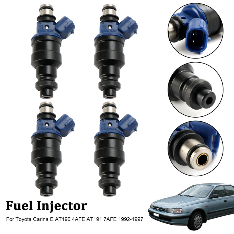 Toyota Carina 1992-1997 23209-02030 4PCS Fuel Injector 23250-02030