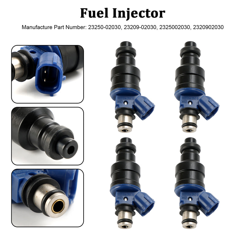 Toyota Carina 1992-1997 23209-02030 4PCS Fuel Injector 23250-02030