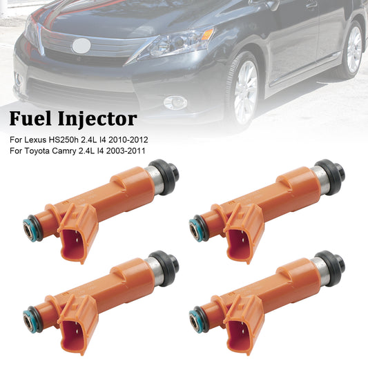 Toyota Camry 2.4L 2003-2011 23209-28060 4PCS Fuel Injector 23209-0H050