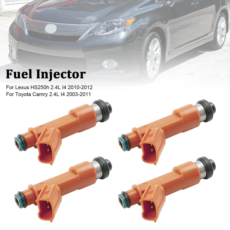 Toyota Camry 2.4L 2003-2011 23209-28060 4PCS Fuel Injector 23209-0H050