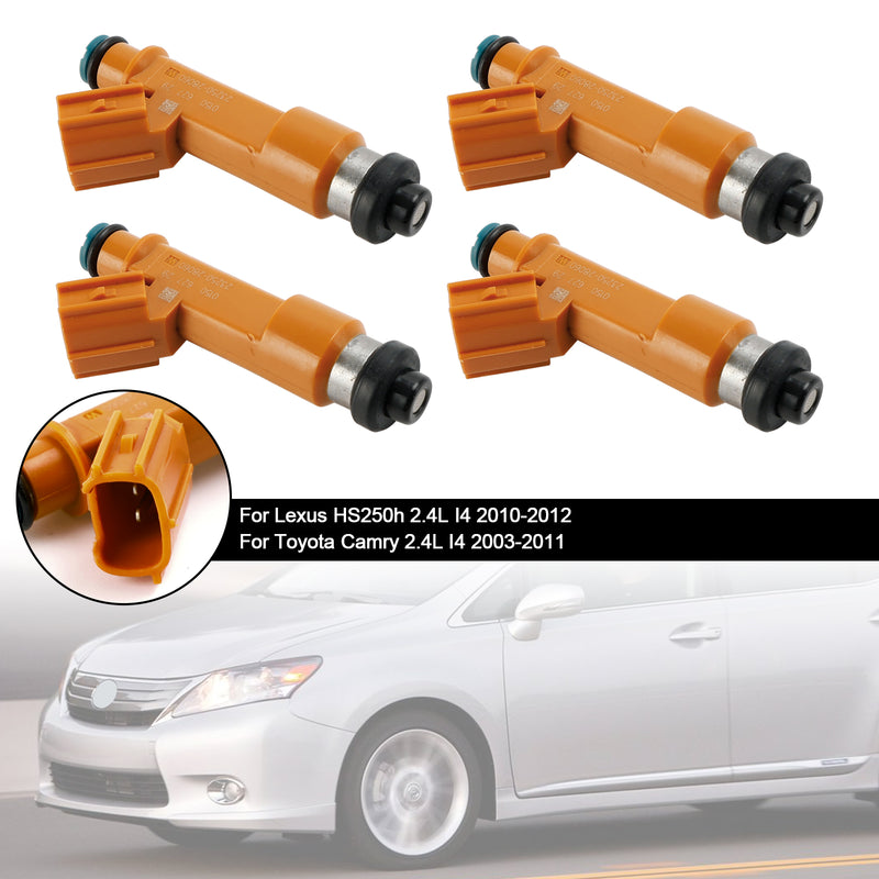 Toyota Camry 2.4L 2003-2011 23209-28060 4PCS Fuel Injector 23209-0H050