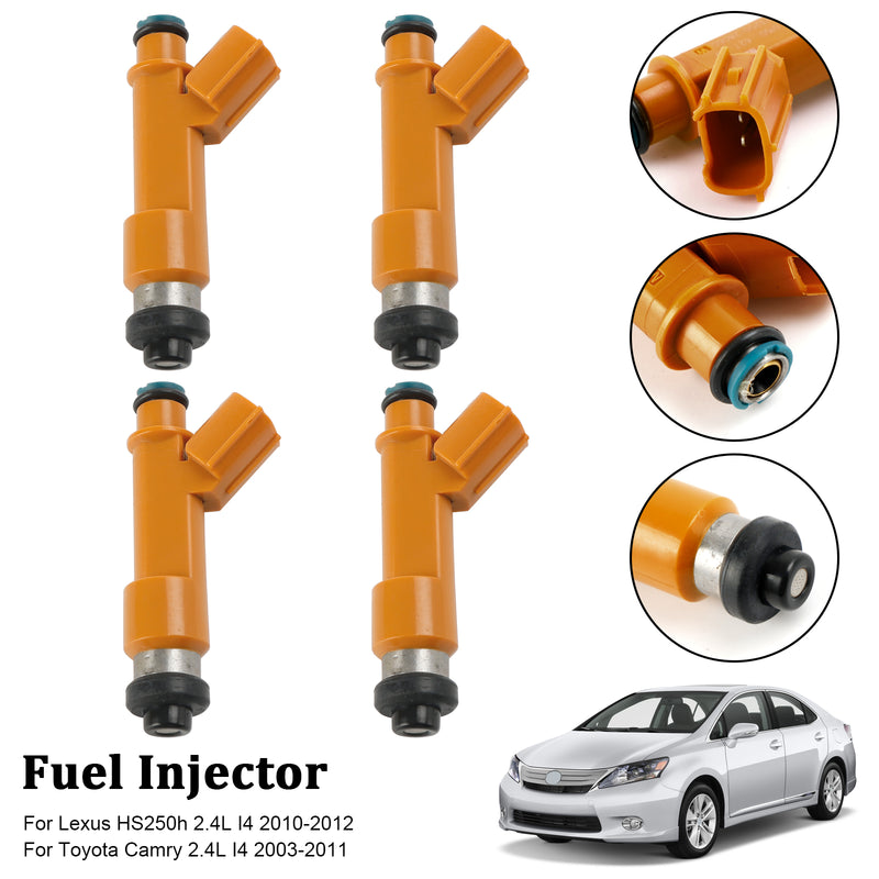 Toyota Camry 2.4L 2003-2011 23209-28060 4PCS Fuel Injector 23209-0H050