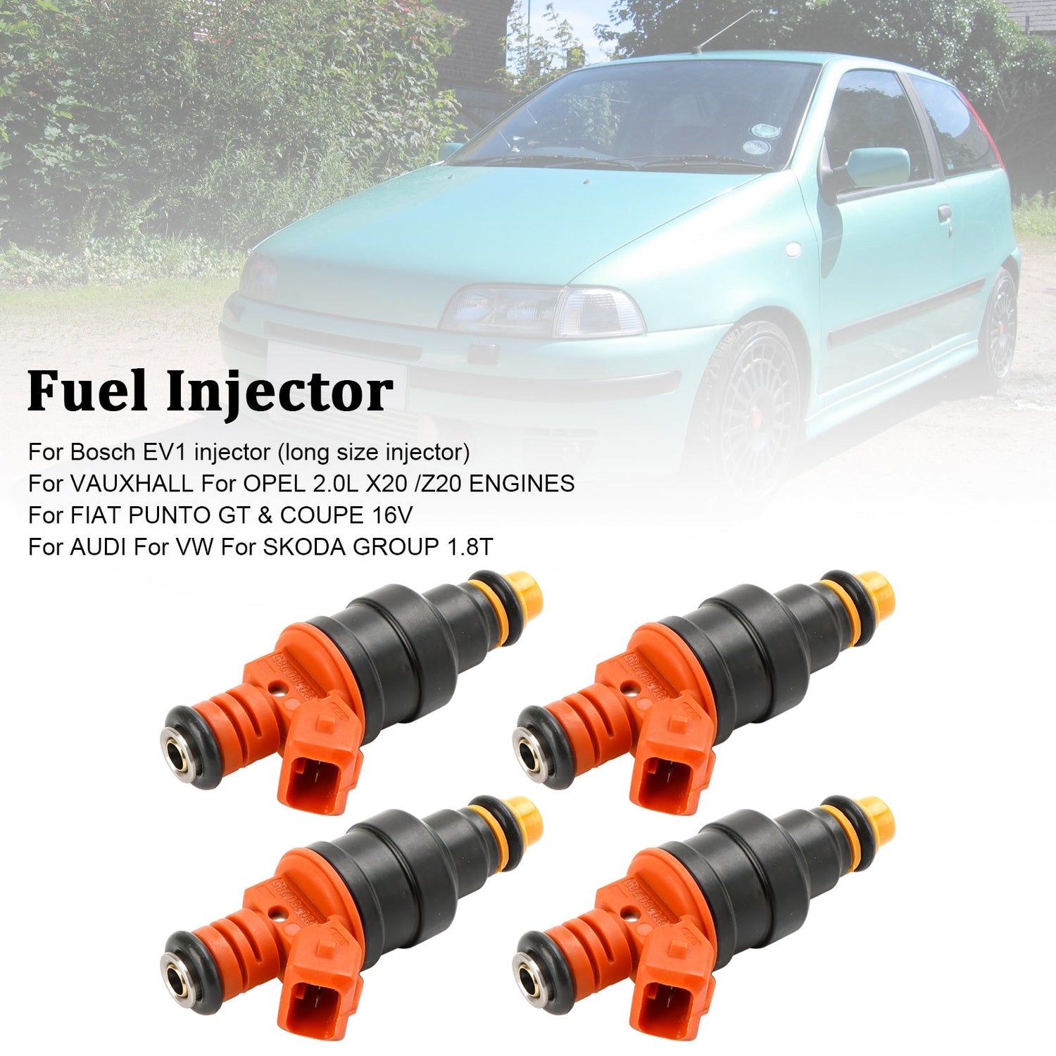 4PCS 310CC 0280150785 Fuel Injector Fit Vauxhall Fit Ford Fit Audi Fit BMW