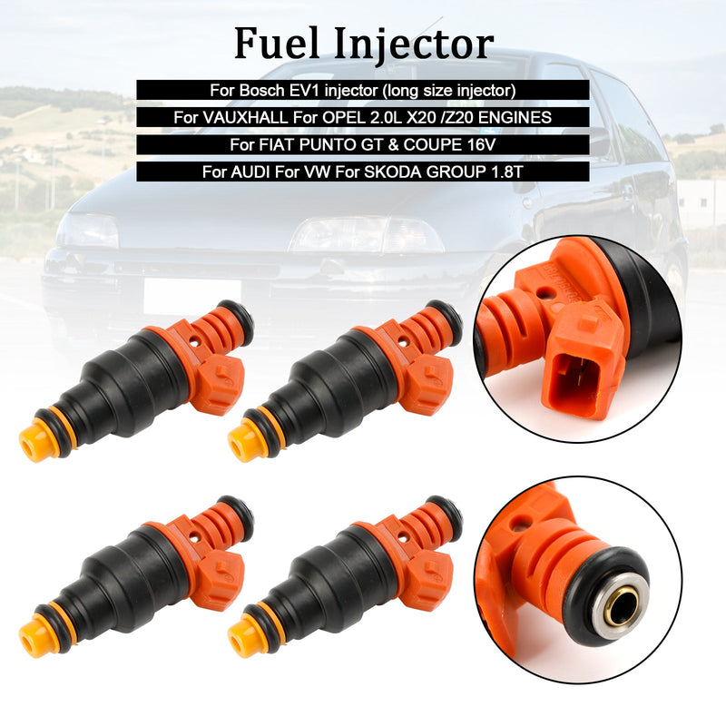 4PCS 310CC 0280150785 Fuel Injector Fit Vauxhall Fit Ford Fit Audi Fit BMW