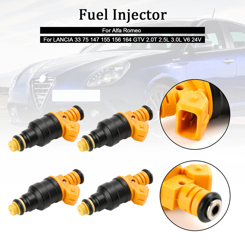 Alfa Romeo Fit LANCIA 147 155 156 164 2.0T 4PCS Fuel Injector 0280150702