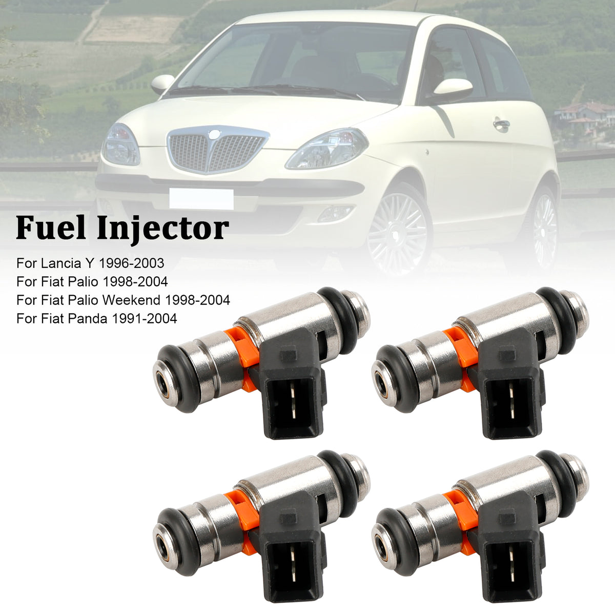 Fiat Punto 1.4L 2007-2009 Fit Fiat Palio 1.6L 4PCS Fuel Injector IWP095