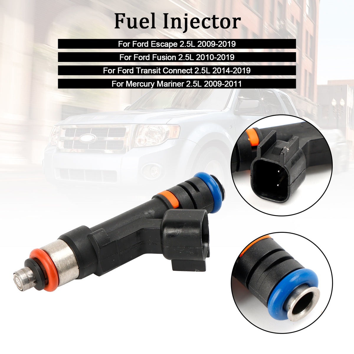 Ford Escape Fusion Fit Mercury Mariner 2.5 l4 1PCS Fuel Injector 0280158162