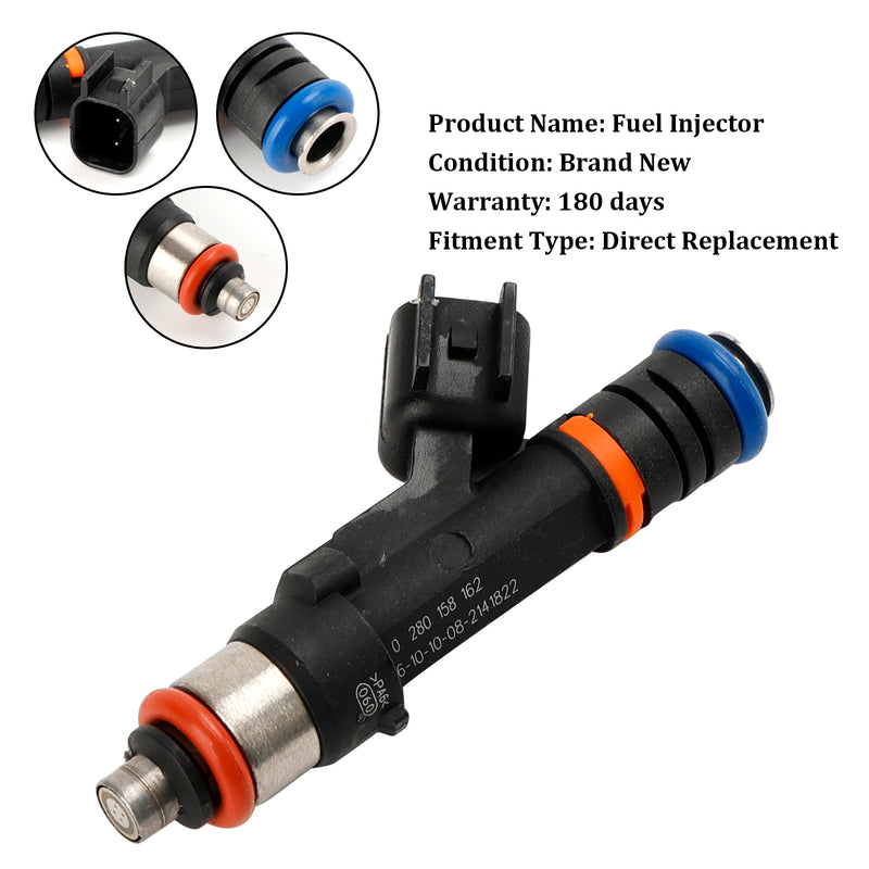 Ford Escape Fusion Fit Mercury Mariner 2.5 l4 1PCS Fuel Injector 0280158162