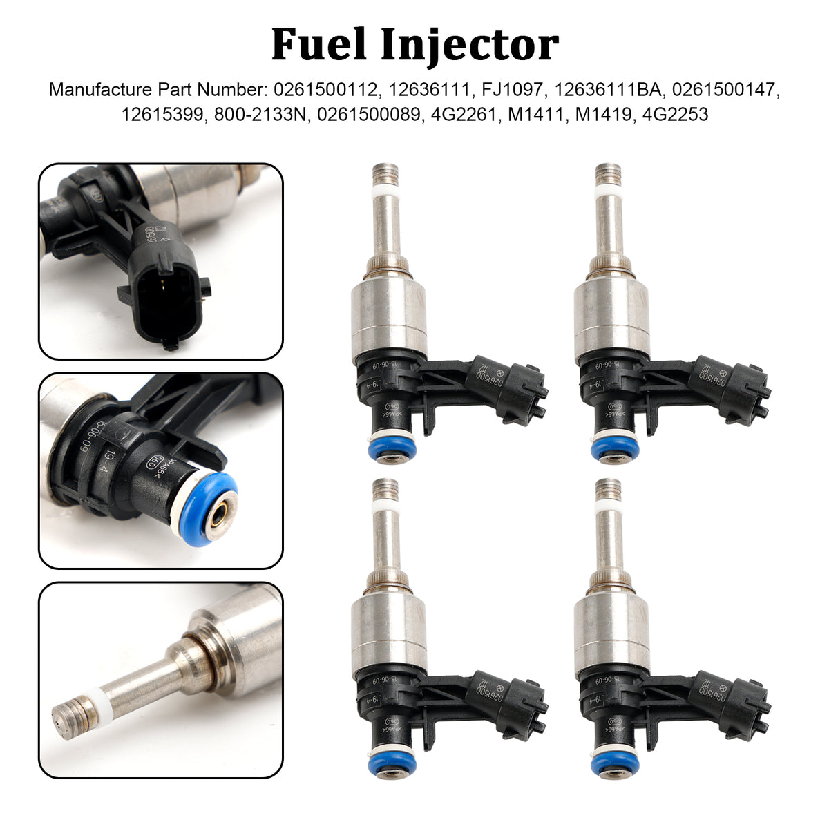 Vauxhall Fit Open Insignia Fit Chevy HHR 2.0 4PCS Fuel Injector 0261500112