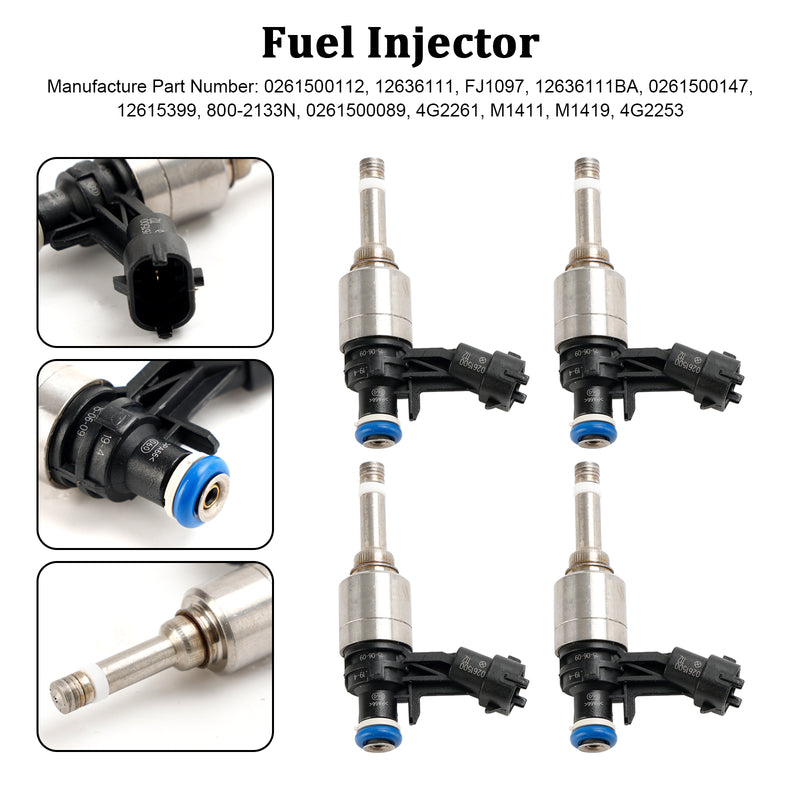 Vauxhall Fit Open Insignia Fit Chevy HHR 2.0 4PCS Fuel Injector 0261500112