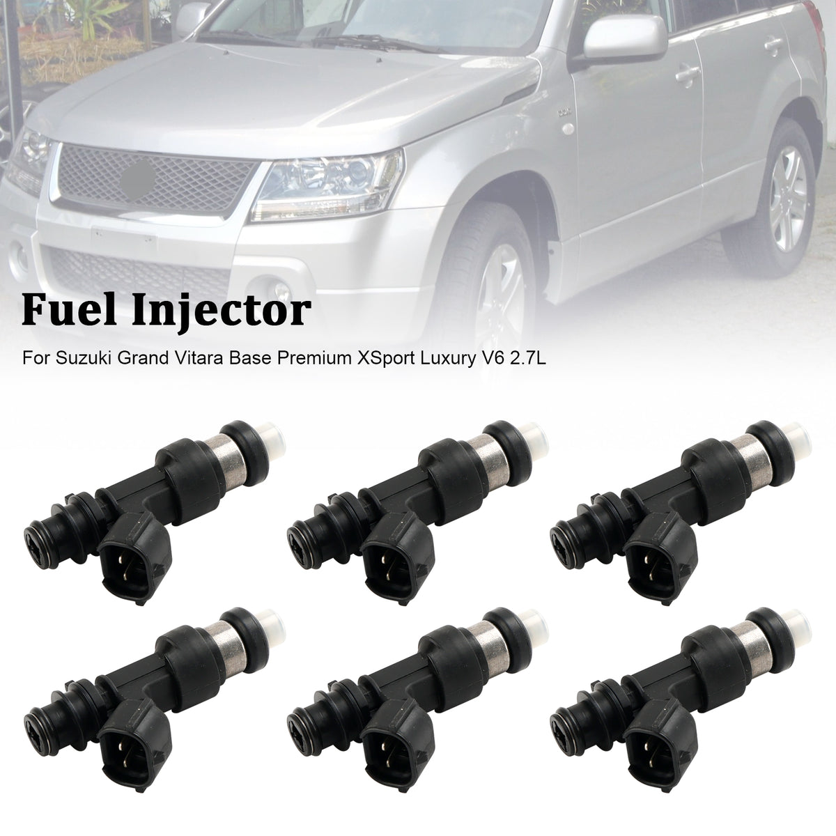 Suzuki Grand Vitara Base V6 2.7L FBYCS50 6PCS Fuel Injector 15710-66J00