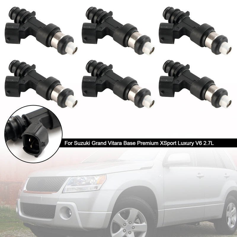 Suzuki Grand Vitara Base V6 2.7L FBYCS50 6PCS Fuel Injector 15710-66J00