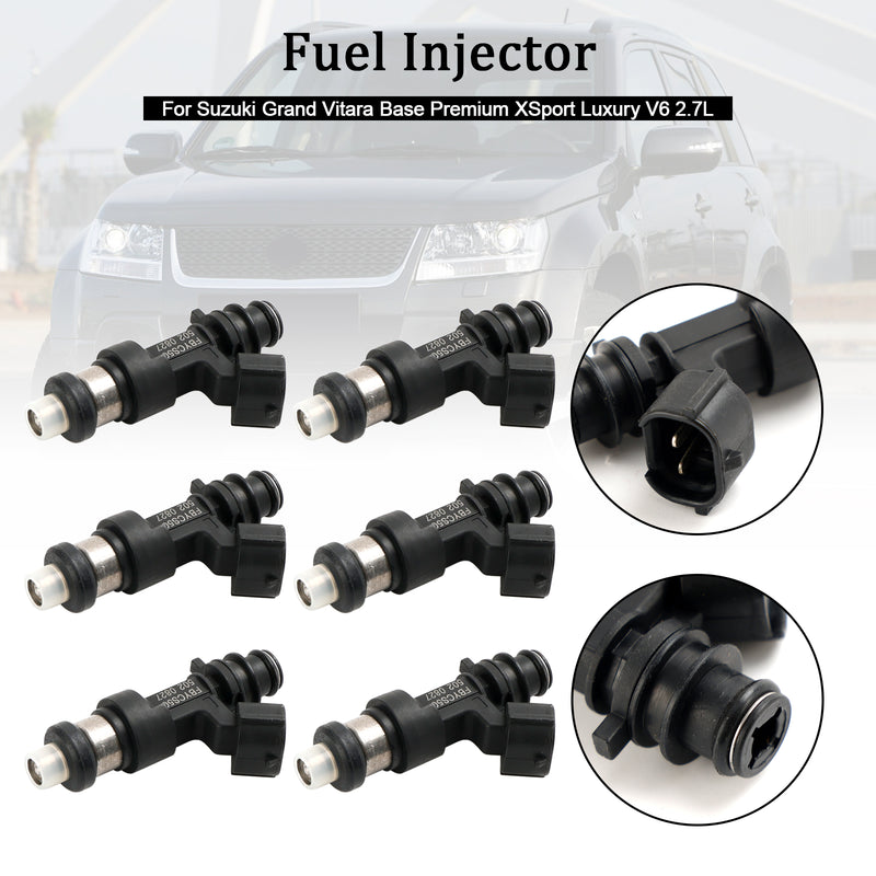 Suzuki Grand Vitara Base V6 2.7L FBYCS50 6PCS Fuel Injector 15710-66J00