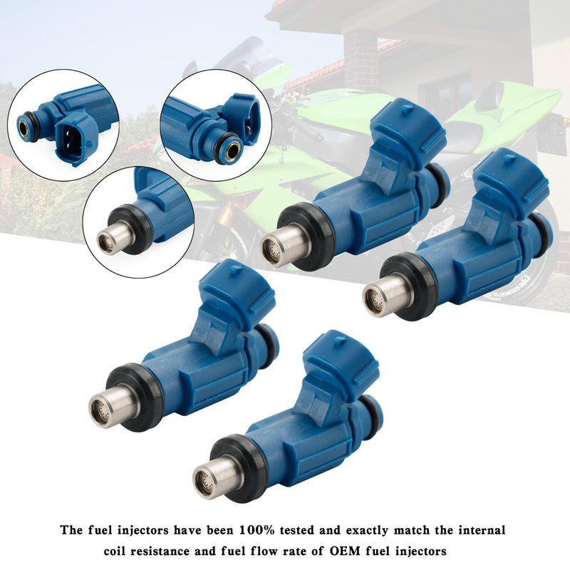 Kawasaki Ninja ZX-14 ZX-10R KX450F 4PCS EAT286 49033-0010 Fuel Injector