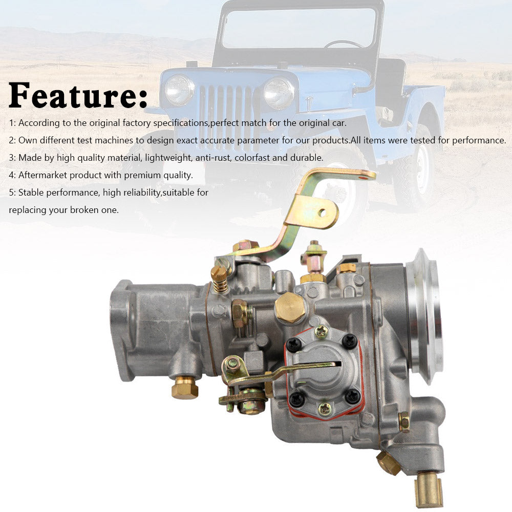 Jeep Willys CJ3b M38A1 CJ5 F134 17701.02 F Head Carburetor Carb Kit