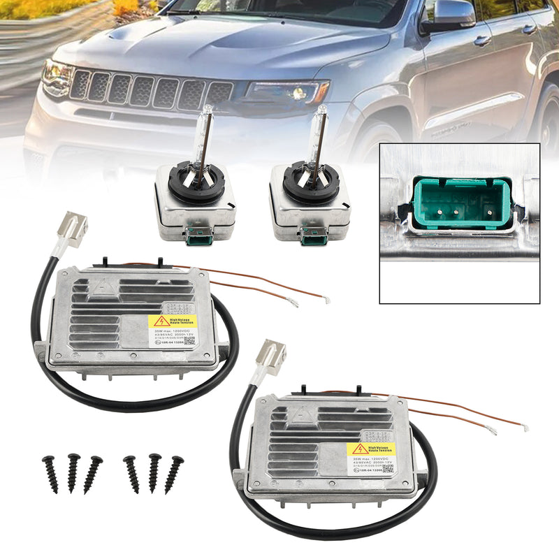 2014-2020 Grand Cherokee 2x Headlight Ballast & D3S Bulb Wire Control Unit