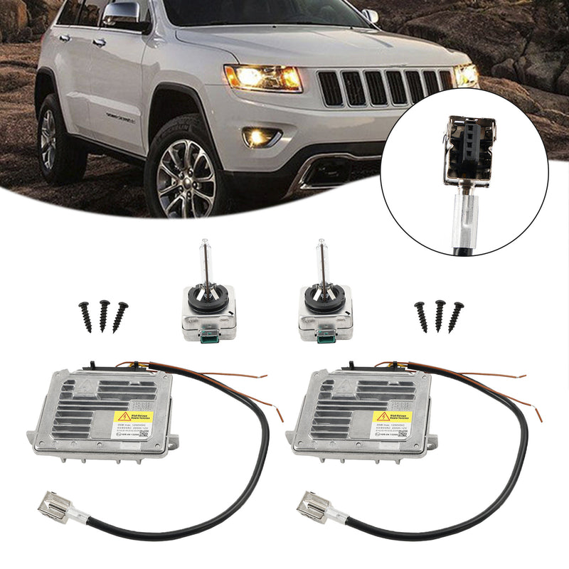 2014-2020 Grand Cherokee 2x Headlight Ballast & D3S Bulb Wire Control Unit