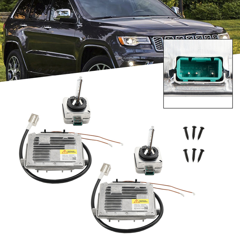 2014-2020 Grand Cherokee 2x Headlight Ballast & D3S Bulb Wire Control Unit