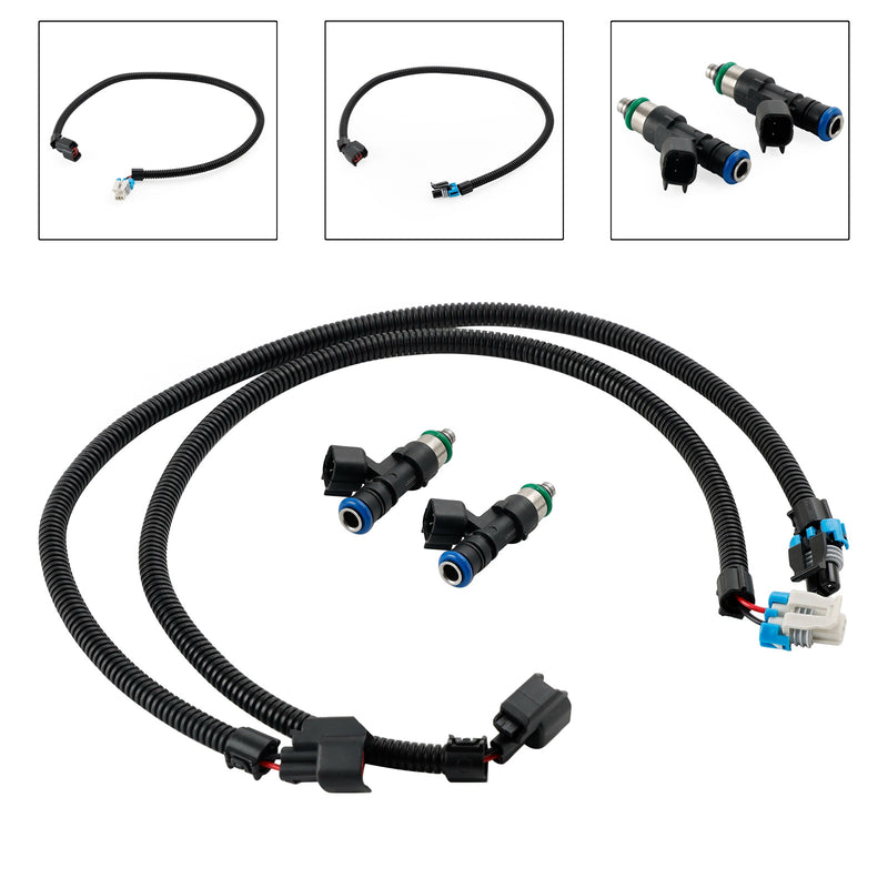 Polaris RZR Ranger 800 2011-2014 1204318 1204319 Fuel Injectors Harness (PAIR)