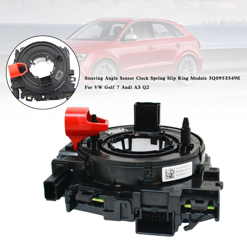 VW Golf 7 Audi A3 Q2 Steering Angle Sensor Clock Spring Module 5Q0953549E