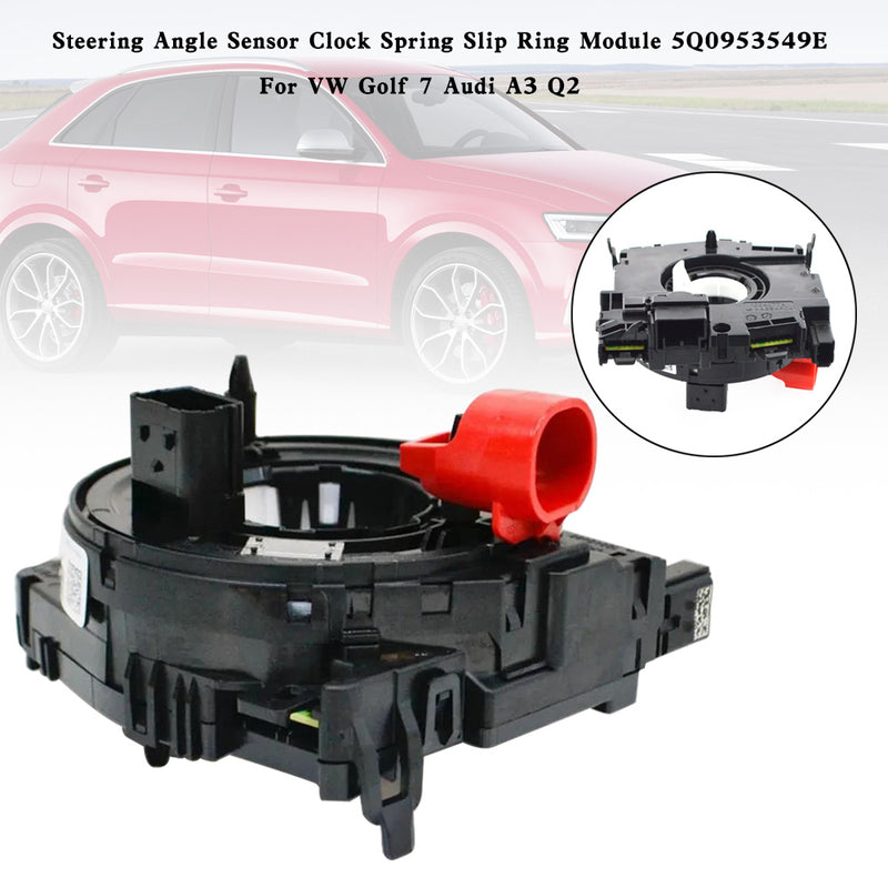 VW Golf 7 Audi A3 Q2 Steering Angle Sensor Clock Spring Module 5Q0953549E