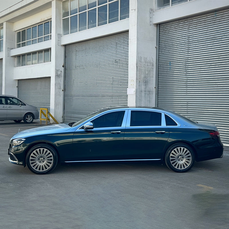 Liquid Metal Mercury Silver PET Car Wrap Film High Gloss Vehicle Wrap