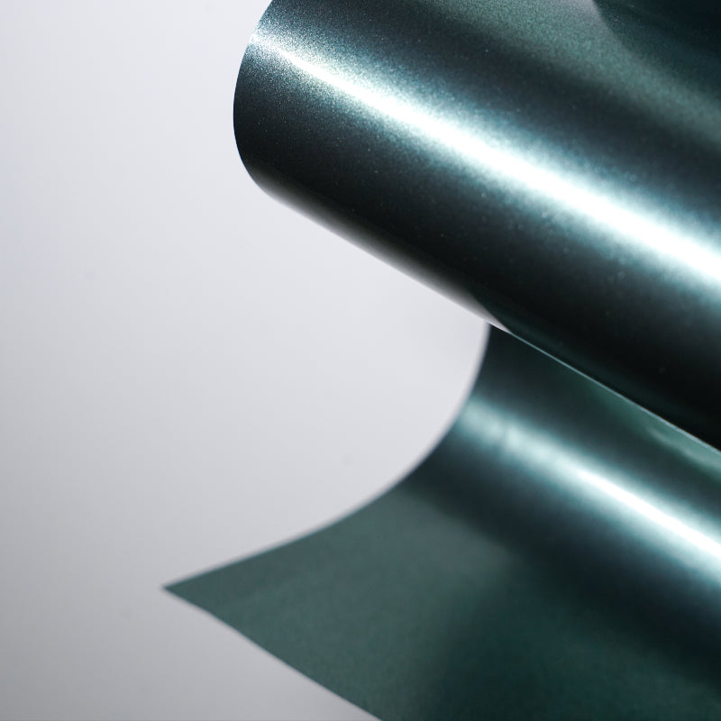 Glossy Metallic Fir Green Vinyl Wrap