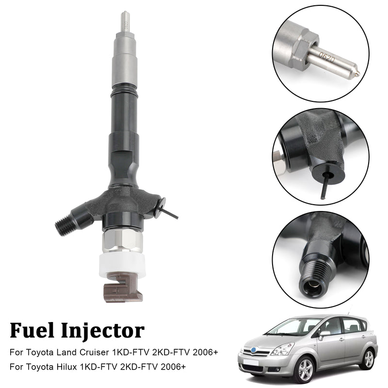 Toyota Land Cruiser Hilux 2006+ 095000-6760 1PCS Fuel Injector 23670-30140