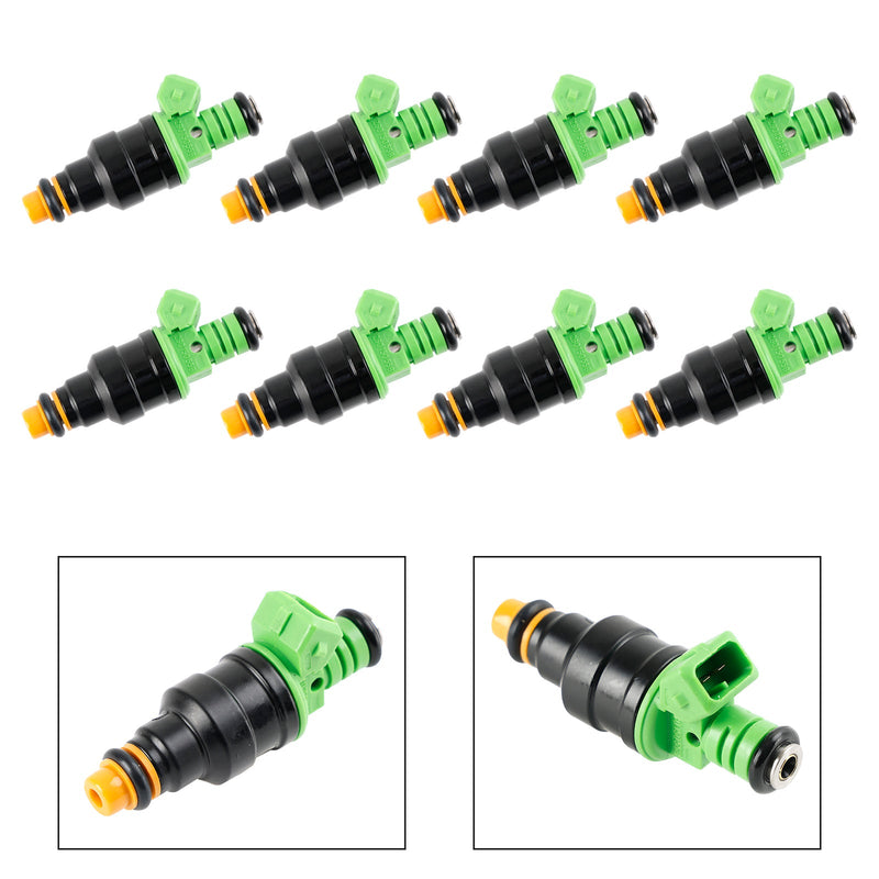 8PCS 0280150558 0280155968 Fuel Injectors Fits GM LT1 LS1 LS6 Mustang SOHC DOHC V8 440cc EV1