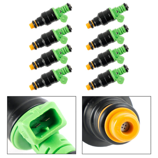 8PCS 0280150558 0280155968 Fuel Injectors Fits GM LT1 LS1 LS6 Mustang SOHC DOHC V8 440cc EV1