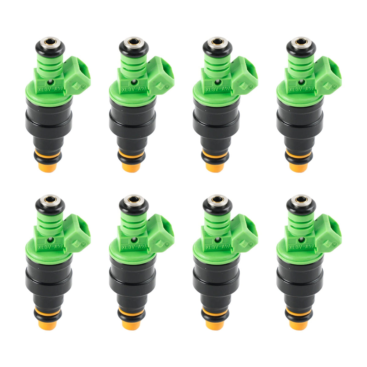 8PCS 0280150558 0280155968 Fuel Injectors Fits GM LT1 LS1 LS6 Mustang SOHC DOHC V8 440cc EV1