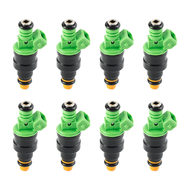 8PCS 0280150558 0280155968 Fuel Injectors Fits GM LT1 LS1 LS6 Mustang SOHC DOHC V8 440cc EV1