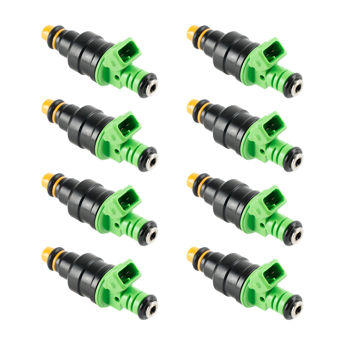 8PCS 0280150558 0280155968 Fuel Injectors Fits GM LT1 LS1 LS6 Mustang SOHC DOHC V8 440cc EV1