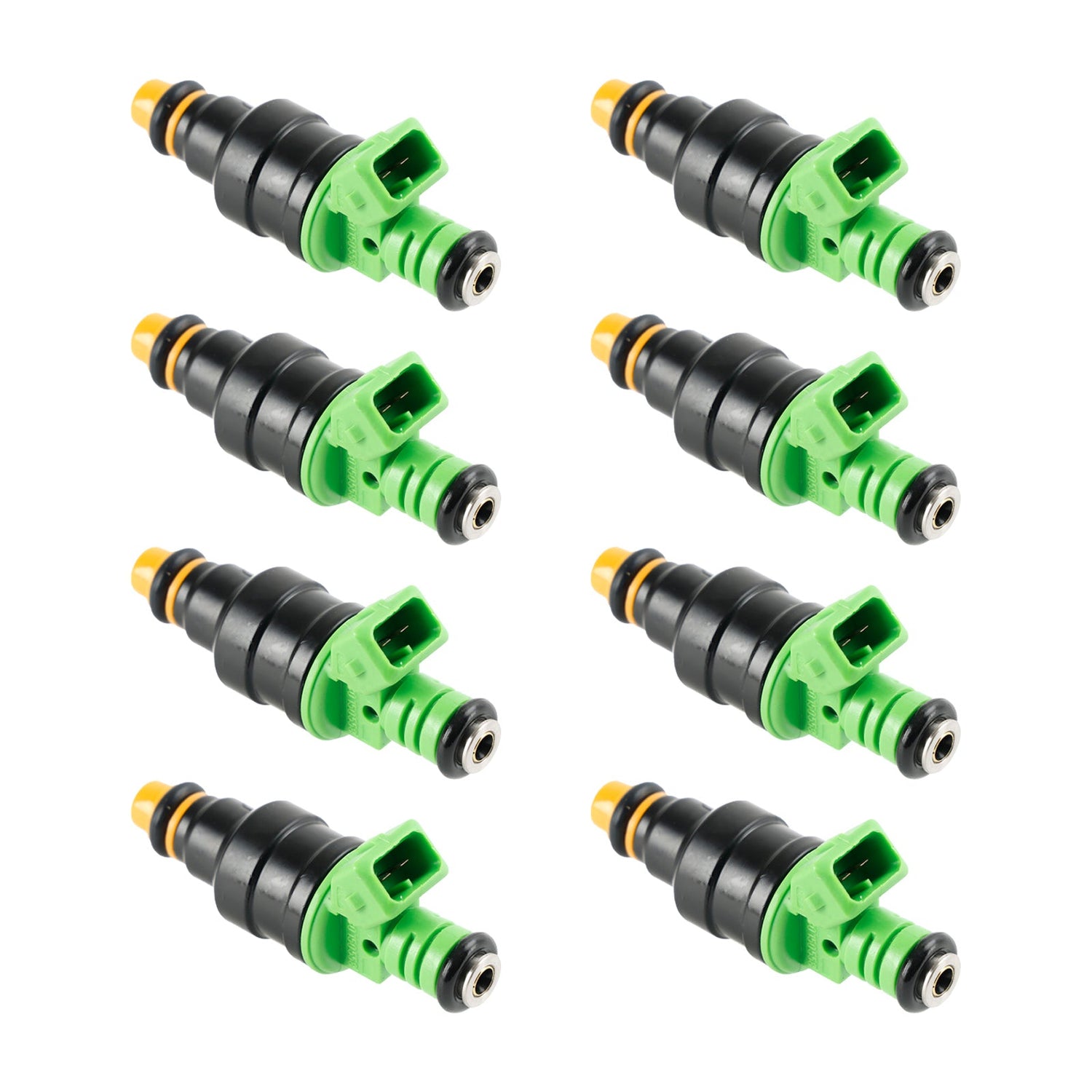 8PCS 0280150558 0280155968 Fuel Injectors Fits GM LT1 LS1 LS6 Mustang SOHC DOHC V8 440cc EV1