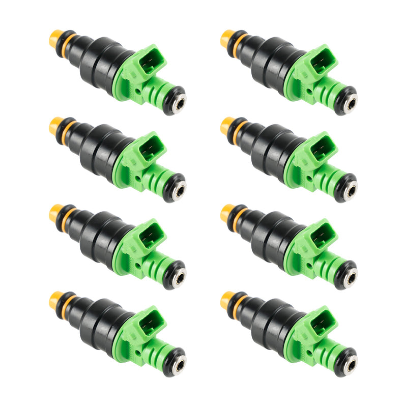 8PCS 0280150558 0280155968 Fuel Injectors Fits GM LT1 LS1 LS6 Mustang SOHC DOHC V8 440cc EV1
