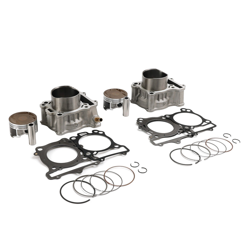 Suzuki V Strom 650 DL650 2004-2011 Front Rear Cylinder Barrel Jug Piston Kit
